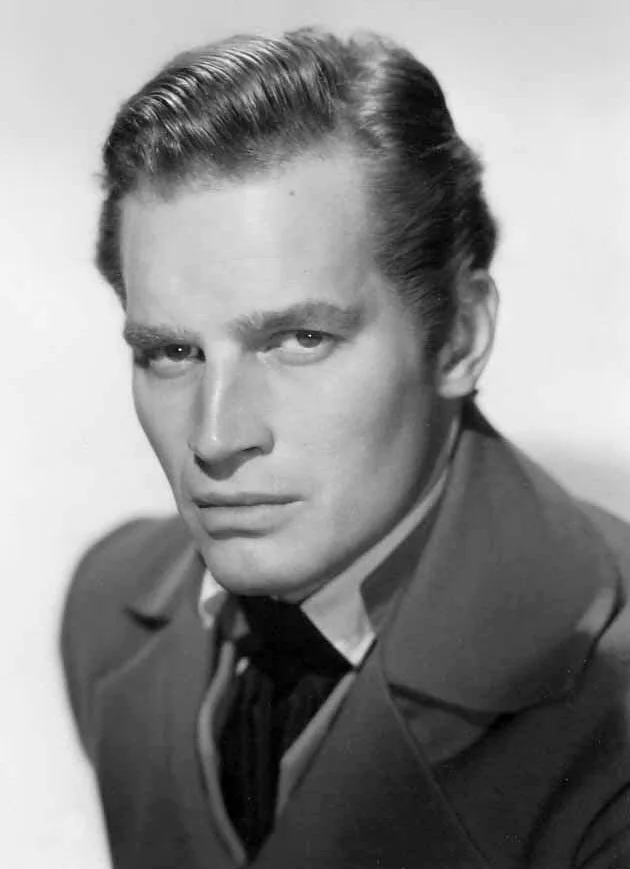 Portrait of Charlton Heston in 1953