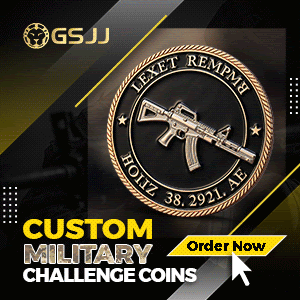 GSJJ Challenge Coins sponsor ad
