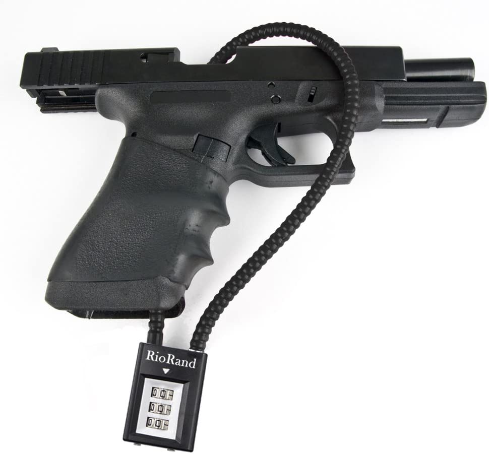 3 Digit Combination Gun Trigger Lock - Secure Firearm Safety Device | Anti-Theft Protection