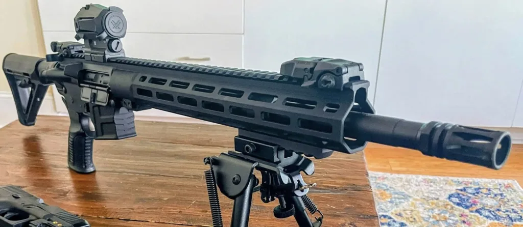 Savage Recon 2.0 MSR rifle with red-dot and tripod