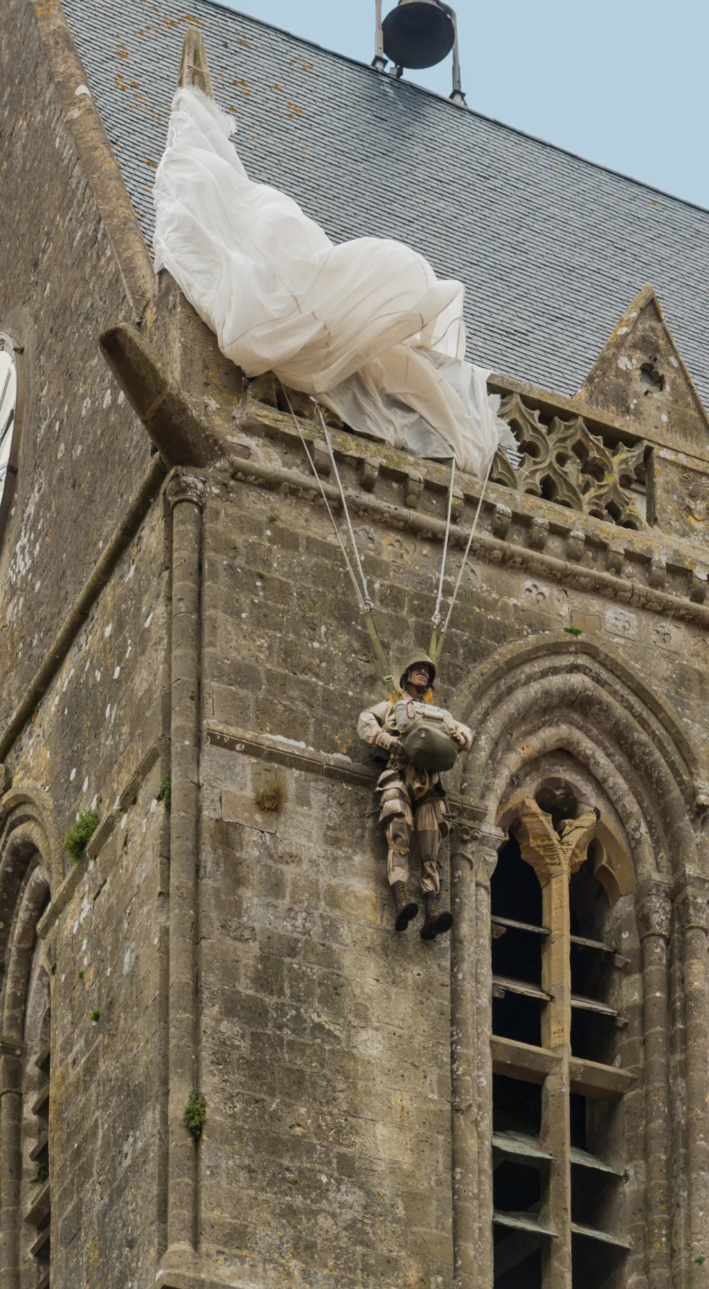 John Steele dummy on Sainte Mère Eglise